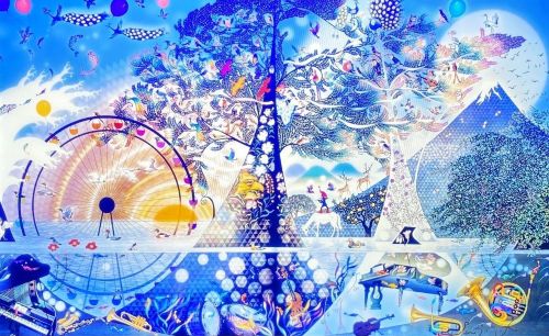 藤城清治　「生命讃歌」の買取画像